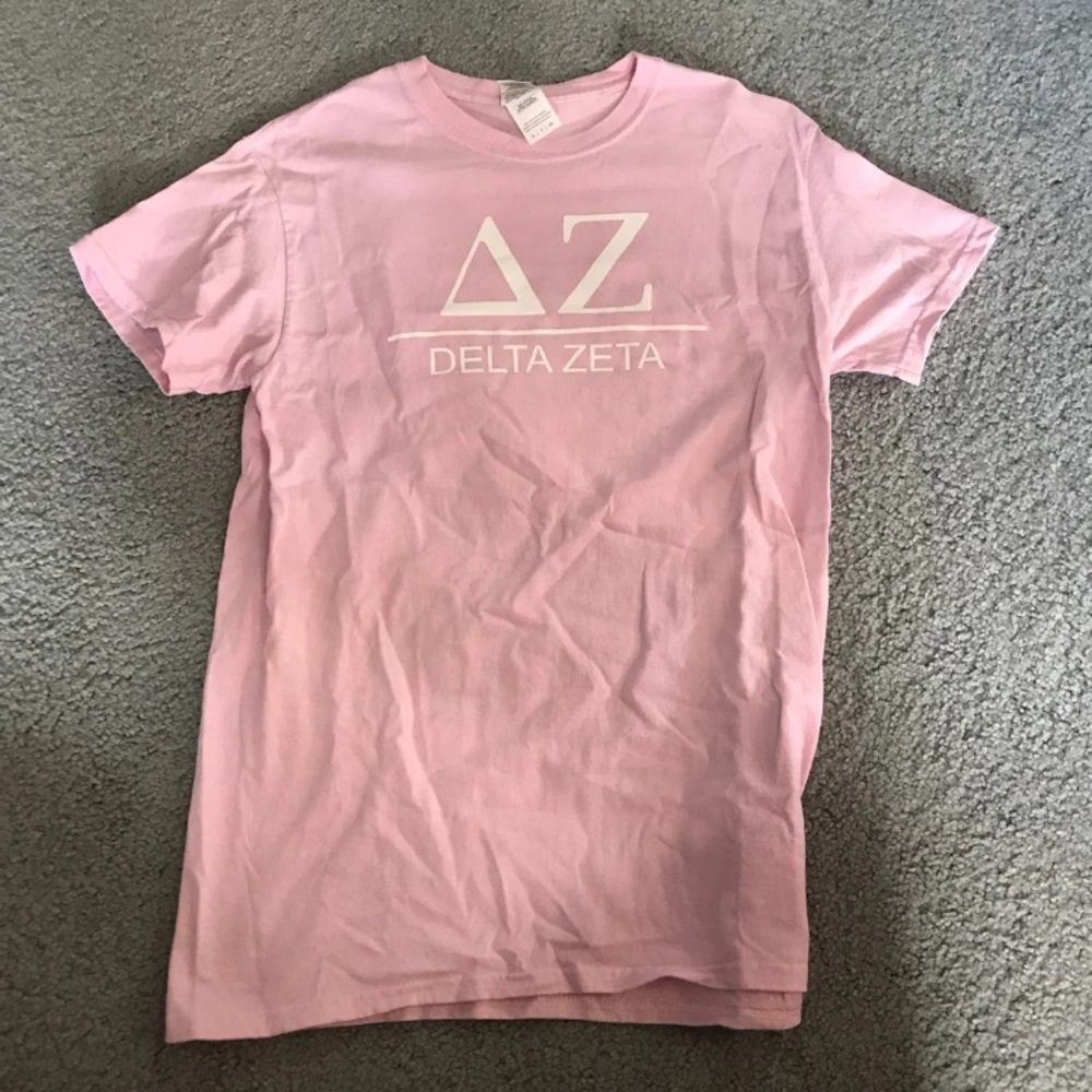 Pink Delta Zeta Shirt